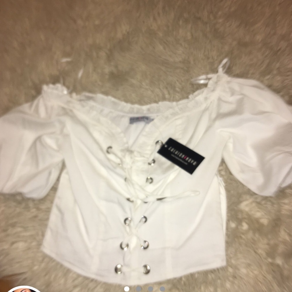 Fashion nova off shoulder top